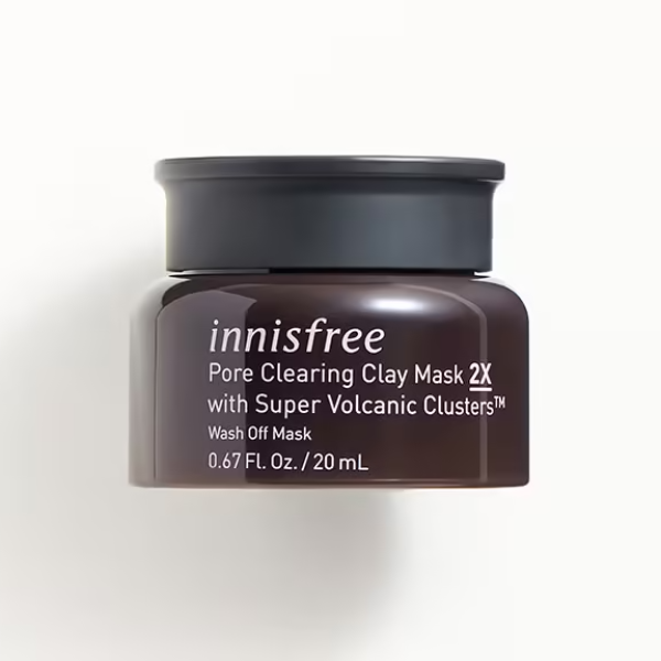 Innisfree Pore Clearing Clay Mask 2X with Super Volcanic Clusters-20ml