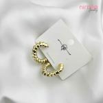 Golden Ring Earring