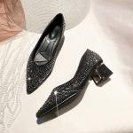 French pointed toe single-layer shoes for women
