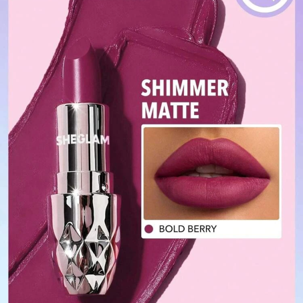 Sheglam Starlight Velvet Lipstick-Bold Berry