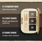 Sheglam Full-Filled Eyebrow Palette-102 Ash Brown