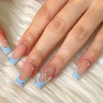 Sheglam 24PCS Short Nails White French Fake Nail