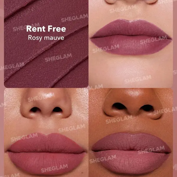 Sheglam Dynamatte Boom Long Lasting Matte Lipstick-Rent Free