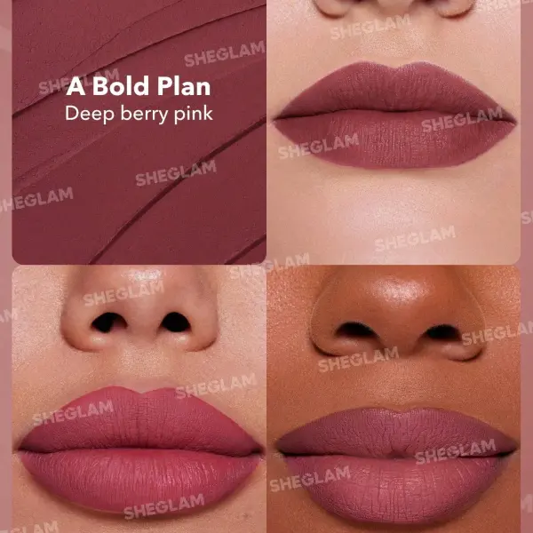 Sheglam Dynamatte Boom Long Lasting Matte Lipstick-A Bold Plan