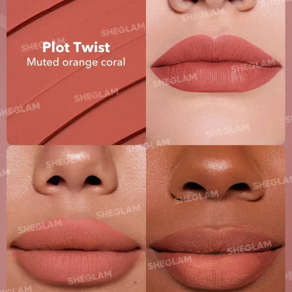 Sheglam Dynamatte Boom Long Lasting Matte Lipstick-Plot Twist