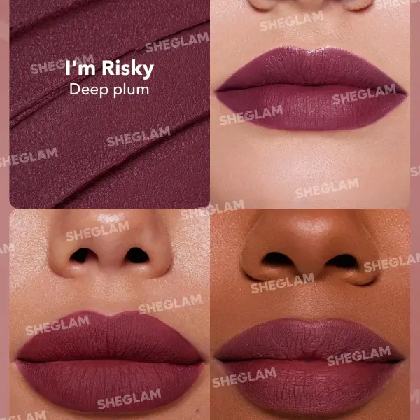 Sheglam Dynamatte Boom Long Lasting Matte Lipstick-I'm Risky