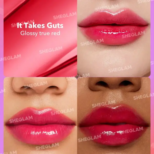 Sheglam Mirror Kiss High Shine Lipstick-It Takes Guts