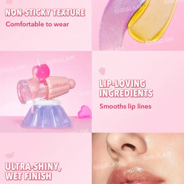 Sheglam Jelly Wow Hydrating Lip Oil-Princess Vibes