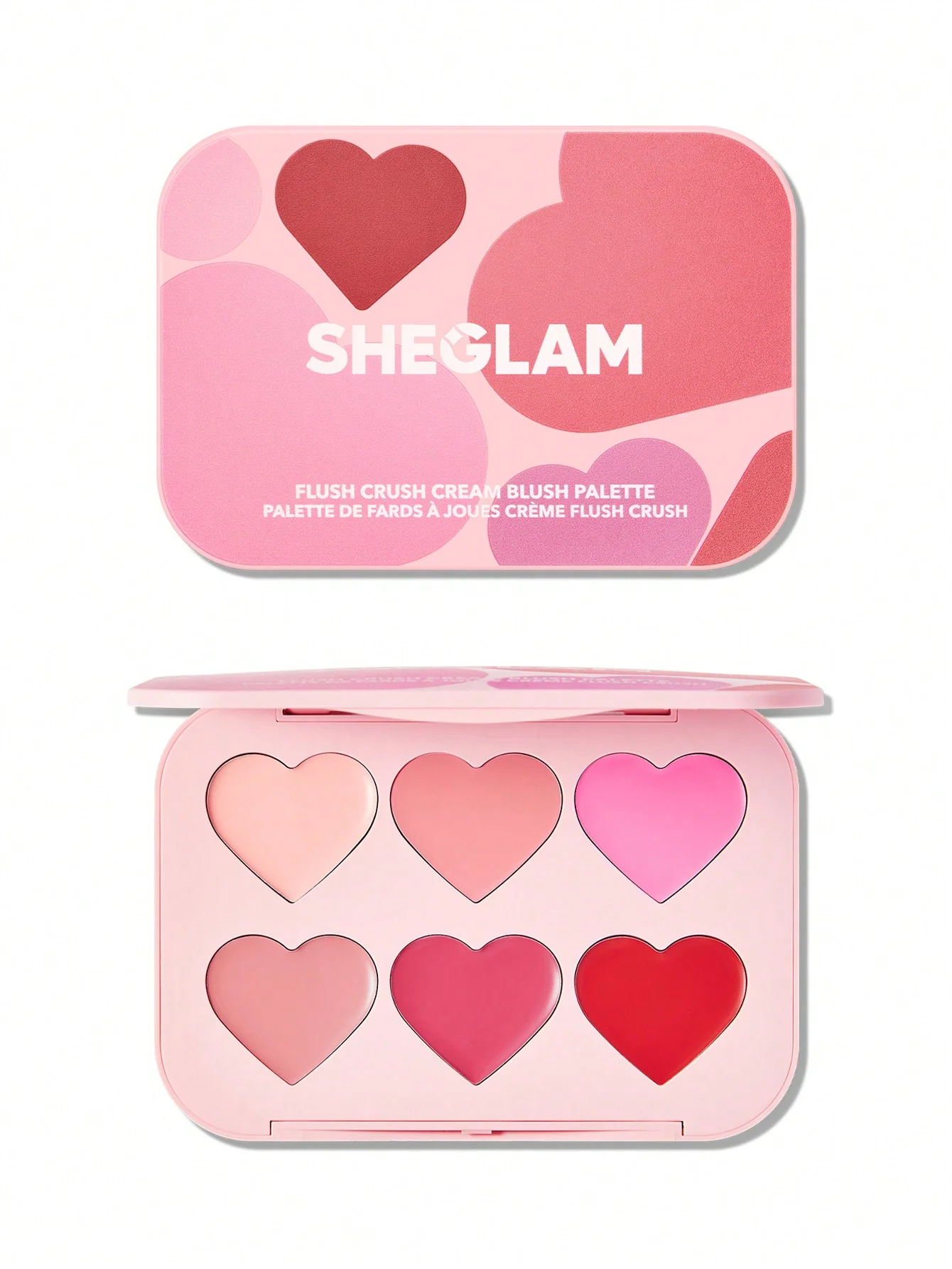 Sheglam Flush Crush Cream Blush Palette-Blushing Bouquet