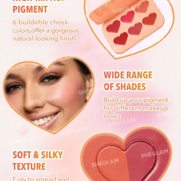 Sheglam Flush Crush Cream Blush Palette-Cottagecore Garden