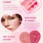 Sheglam Flush Crush Cream Blush Palette-Blushing Bouquet