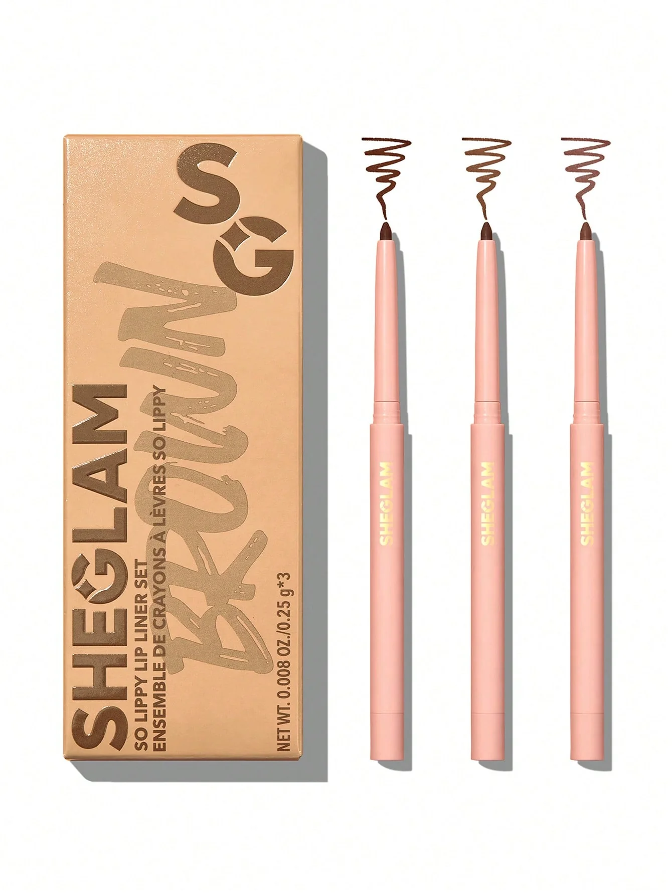 Sheglam So Lippy Lip Liner Set-Espresso Kisses