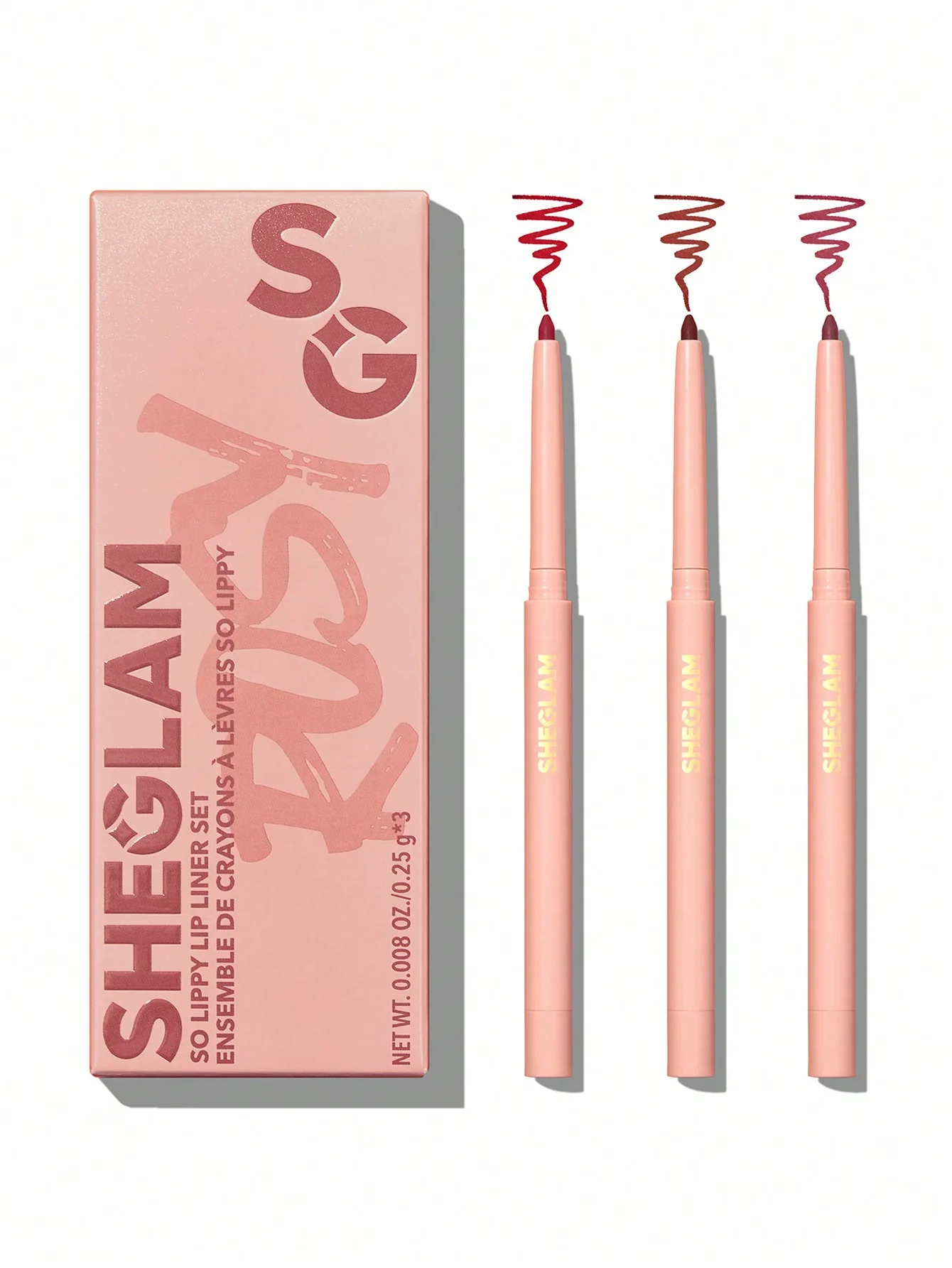 Sheglam So Lippy Lip Liner Set-Rose Garden