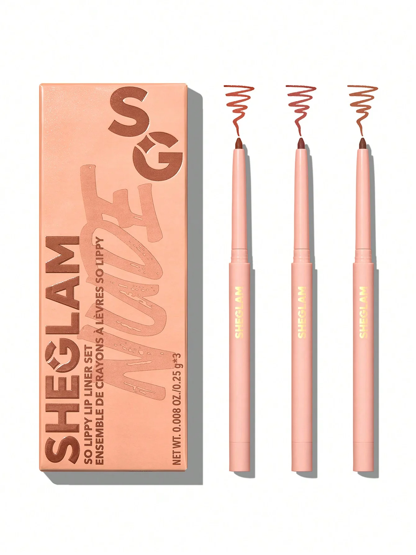 Sheglam So Lippy Lip Liner Set-Au Naturel