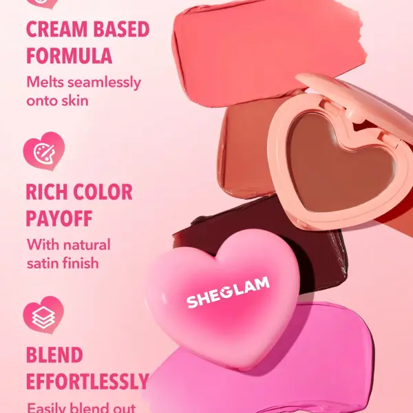 Sheglam Playing Cupid Cream Blush-Delight