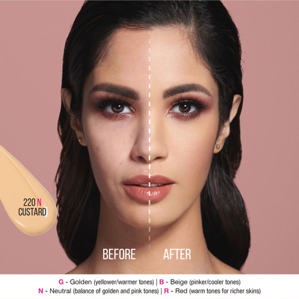 Huda Beauty FauxFilter Luminous Matte Foundation- Custard 220N