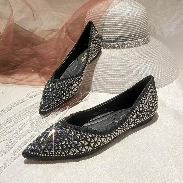 French pointed toe single-layer shoes for women