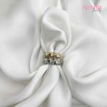 Silver Golden Finger Ring