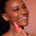 Huda Beauty Cheeky Tint Blush Stick-Coral Cutie