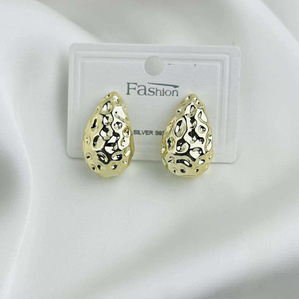 Golden Glow: Minimalist Top Earrings