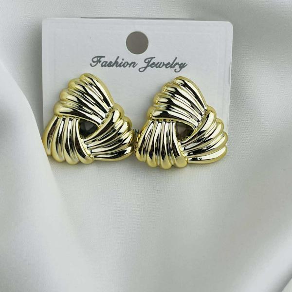 Chic in Gold: Simple Top Earrings