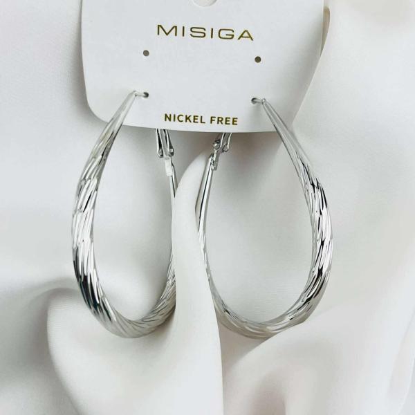 Silver Chic: Ring Earrings for Girls
