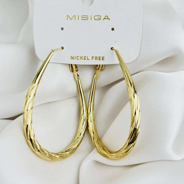 Bright & Bold: Golden Ring Earrings for Her