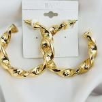 Timeless Grace: Gold Ring Earrings for Her