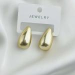 Chic and Classic: Simple Golden Earrings