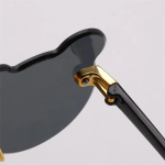 PatPat Cartoon Cat Ears Rimless Glasses (With Glasses Case)