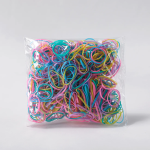 PatPat 500 PCS Light Blue Color Hair Ties for Girls (Random inner bag)