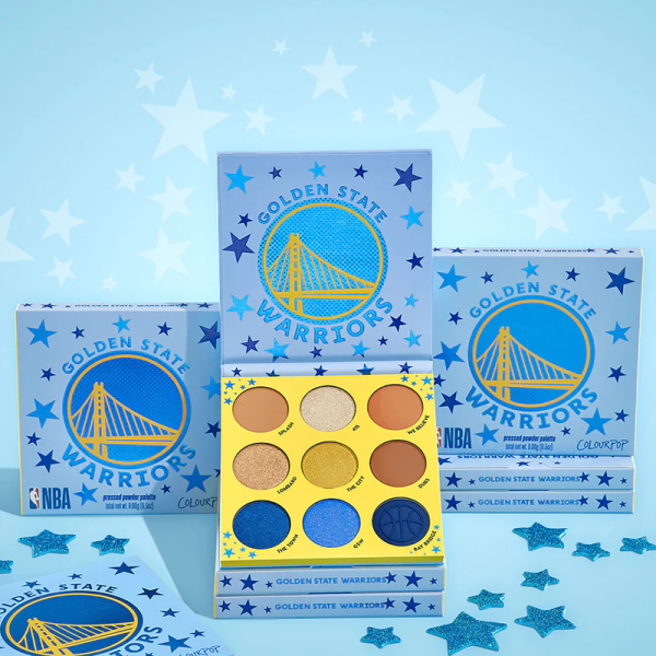 ColourPop Golden State Warriors Eyeshadow Palette