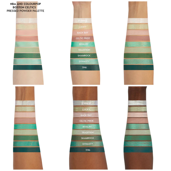 ColourPop Boston Celtics Eyeshadow Palette