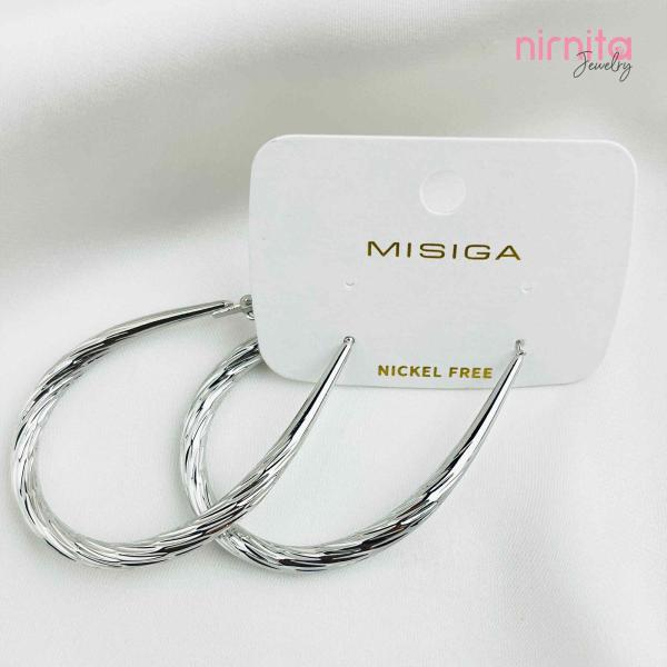 Silver Chic: Ring Earrings for Girls