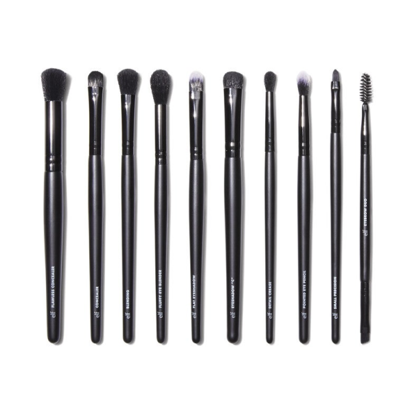 e.l.f 19 Piece Makeup Brush Set & Roll