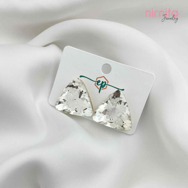 Top White Stone Earring