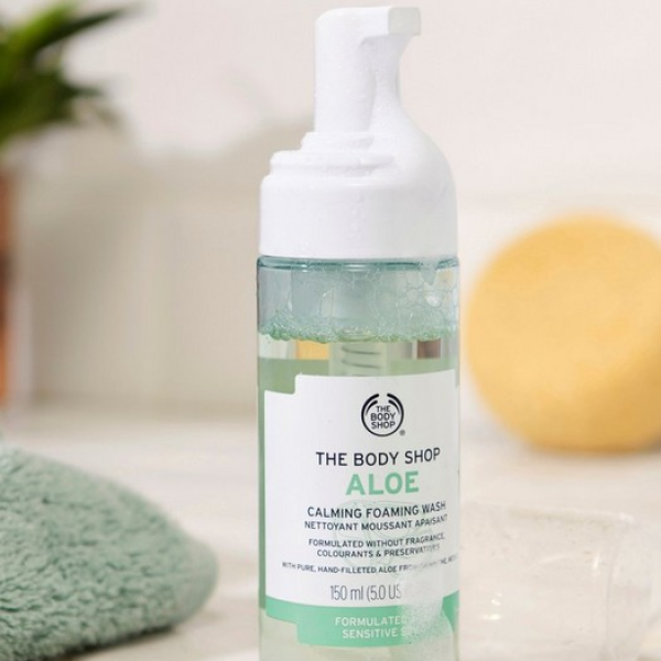 The Body Shop Aloe Calming Foaming Wash-150ml