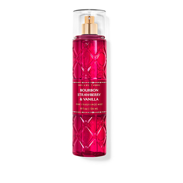 Bath & Body Works Bourbon Strawberry & Vanilla Fragrance Mist-236ml