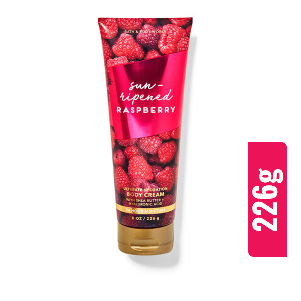 Bath & Body Works Sun-Ripened Raspberry Ultimate Hydration Body Cream-226g