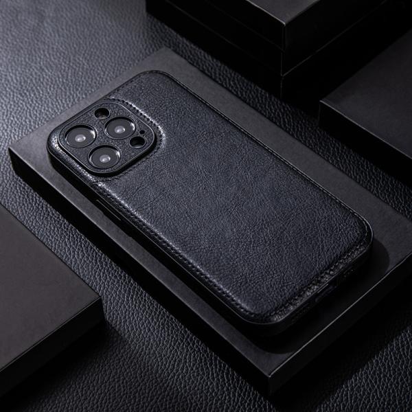 High-Grade Shell Leather Drop-Resistant Case for iPhone 8-17 Series