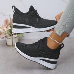 Rhinestone Leisure Sneakers - Stylish, Comfortable & All-Season