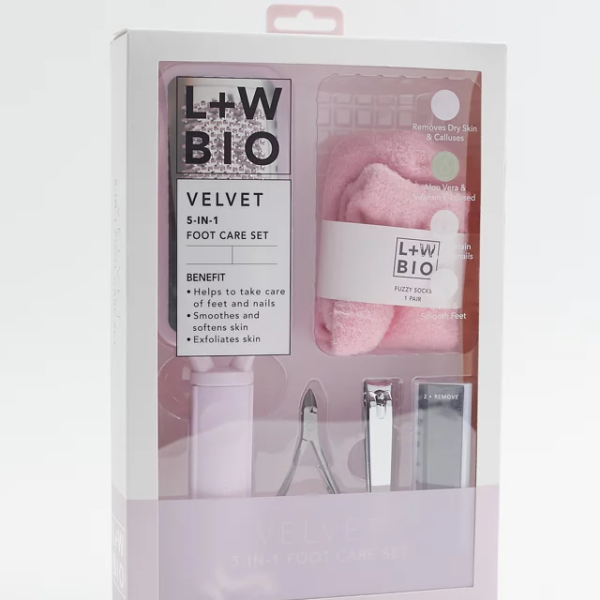 Luxe + Willow Velvet 5-In-1 Foot Care Set