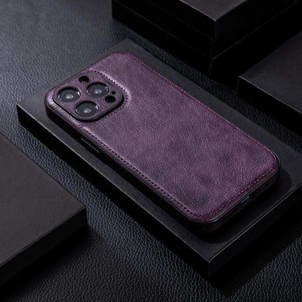 High-Grade Shell Leather Drop-Resistant Case for iPhone 8-17 Series