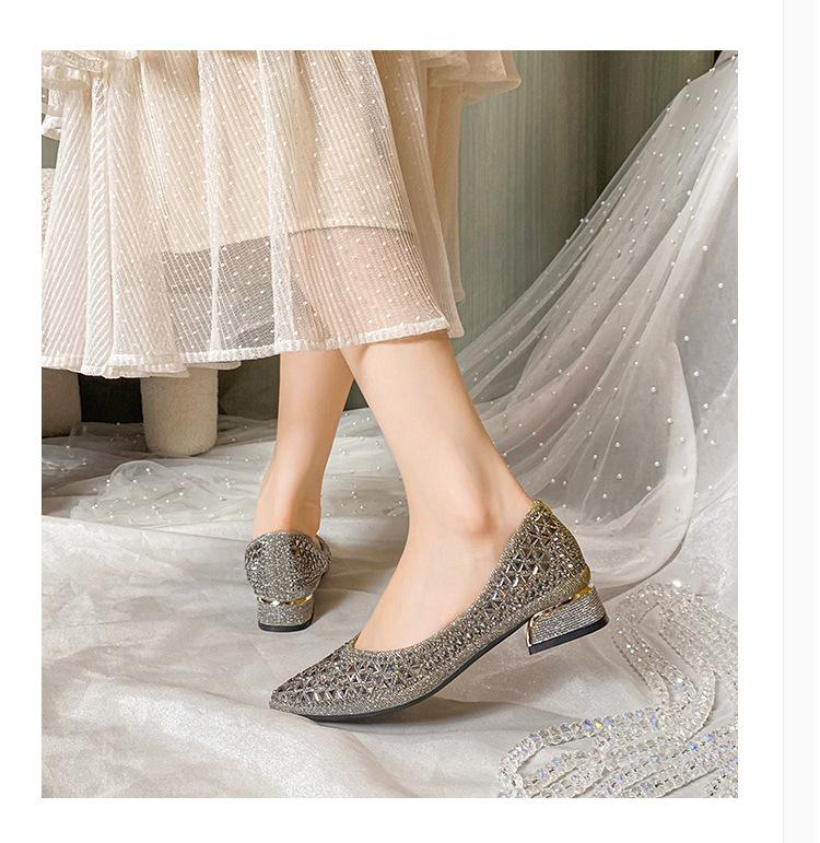 French pointed toe single-layer shoes for women