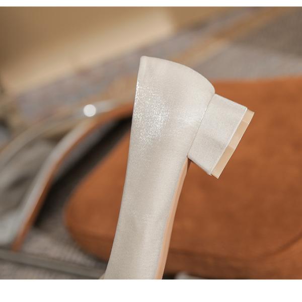 Princess-Inspired Everyday Elegance Thick-Heel Shoes