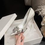 Elegant Socialite Hollow Dress High Heels for Women