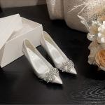 Elegant Socialite Hollow Dress High Heels for Women