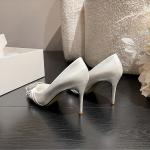 Elegant Socialite Hollow Dress High Heels for Women