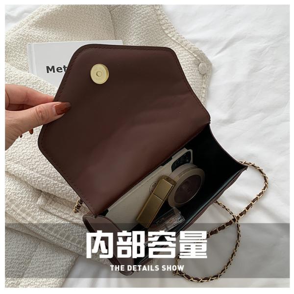 Bag Women's Classic Niche Design Wave Internet Popular Fashion Chain Shoulder Bag Instagram All-match Small Square Bag
