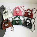 This year's popular all-match small square bag autumn style simple and fashionable crossbody bag bright diamond handbag shoulder bag exquisite